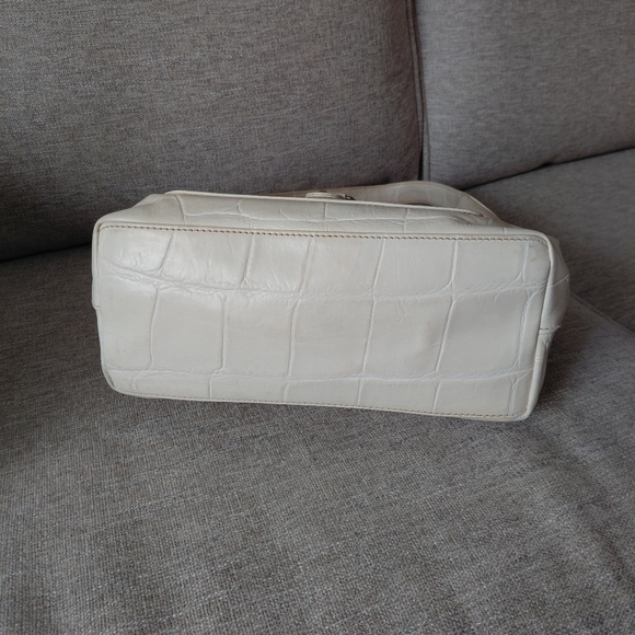 Dooney Bourke Croc Embosed Leather Hobo Bag - Picture 4 of 11